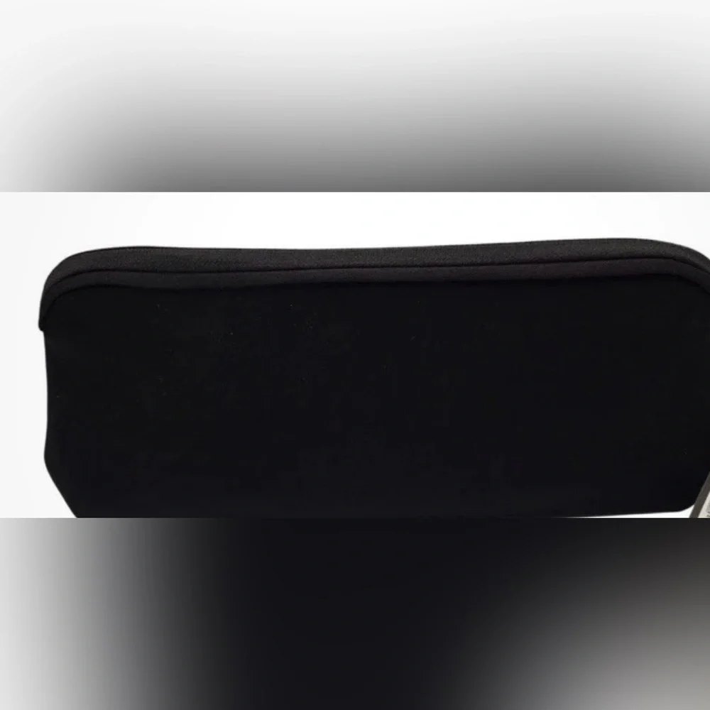 NEW, SKIMS Neoprene Black LARGE Pouch Bag Clutch for Shapewear Makeup Travel Bag